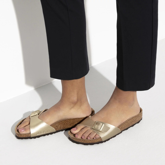 Picture of BIRKENSTOCK natikači MADRID - narrow - gold