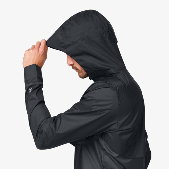 Picture of On m jakna WEATHER JACKET black/shadow