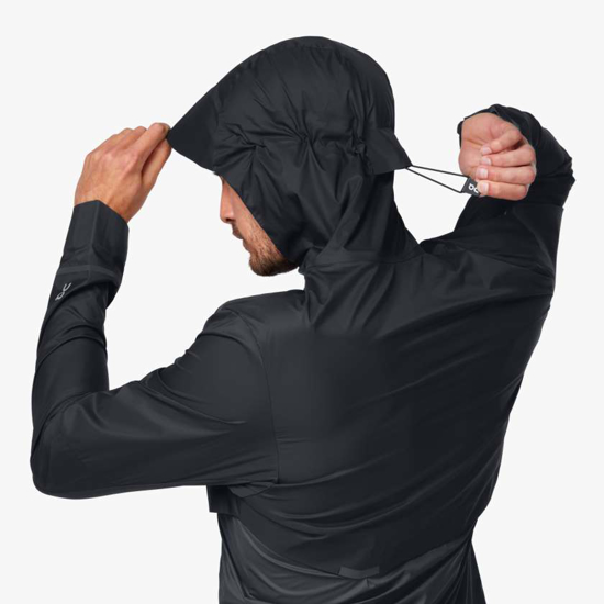 Picture of On m jakna WEATHER JACKET black/shadow