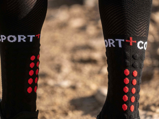Picture of COMPRESSPORT tekaške nogavice FULL SOCKS RUN black
