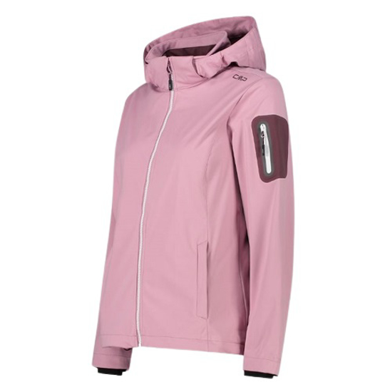 Picture of CMP ž softshell LIGHT SOFTSHELL JACKET WITH DETACHABLE HOOD light fard