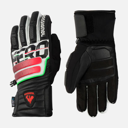 ROSSIGNOL m smučarske rokavice RLMMG07 200 HERO RACE LEATHER WATERPROOF SKI GLOVES black