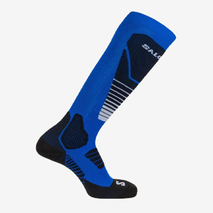 SALOMON odr smučarske nogavice 2167200 S/PRO black dazzling blue