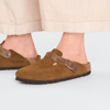 BIRKENSTOCK natikači 1026713 BOSTON BRAIDED -narrow- mink