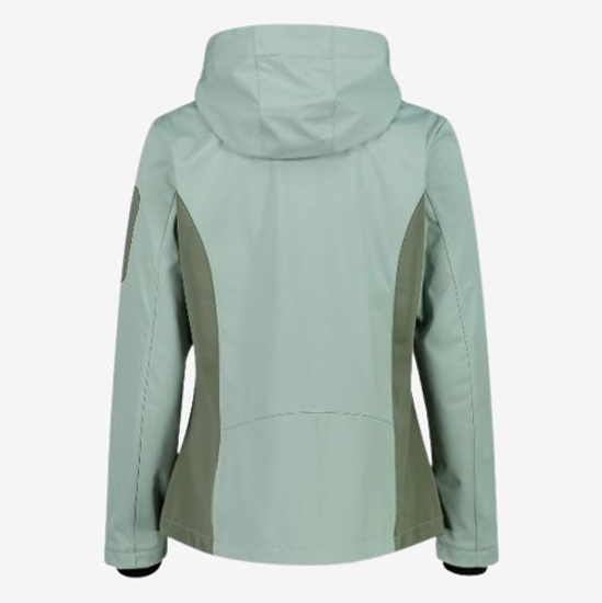 CMP ž softshell 39A5016 E421 JACKET ZIP JACKET light jade