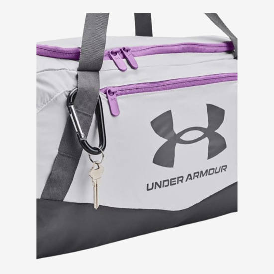 UNDER ARMOUR torba 1381927-014 UNDENIABLE 5.0 PACKABLE XS BUFFLE 23L halo gray provence purple castlerock