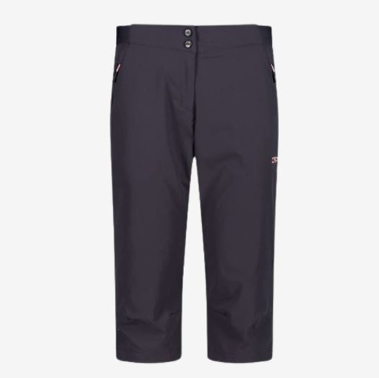 CMP ž hlače 33T6236 22UR UNLIMITECH CAPRI PANT IN 4 WAY STRETCH FABRIC antracite rose