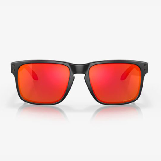 OAKLEY sončna očala 9102-E2 HOLBROOK Matte Black Prizm Ruby