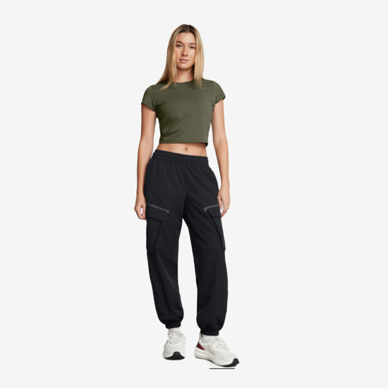 UNDER ARMOUR ž hlače 1386481-001 UNSTOPPABLE CARGO PANTS black