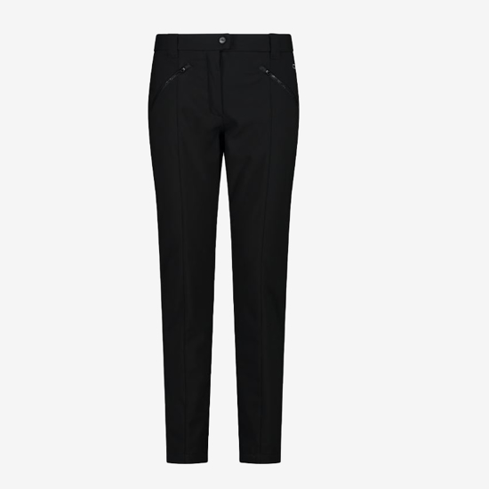 CMP ž pohodne hlače 3A11266 U901 LONG PANT SOFTSHELL black