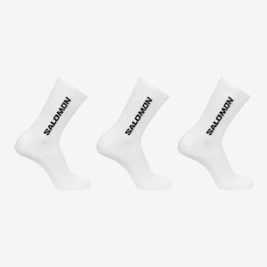 SALOMON nogavice LC208600 EVERYDAY CREW 3-PACK white