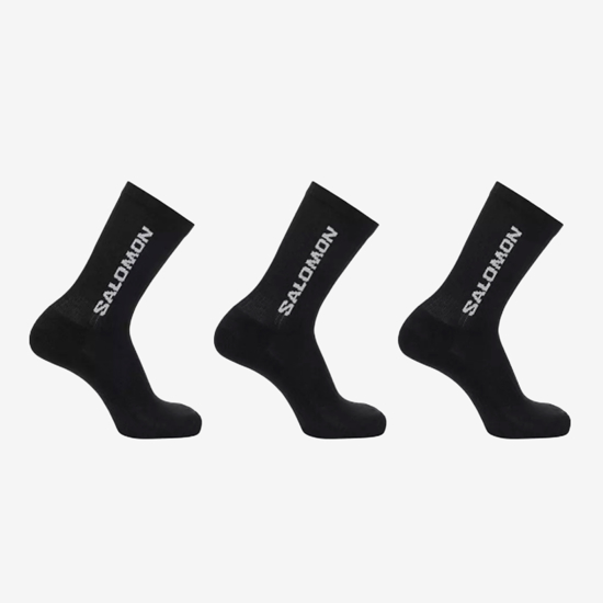 SALOMON nogavice LC208610 EVERYDAY CREW 3-PACK black