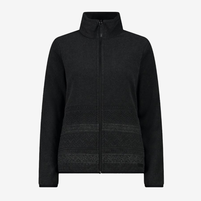 CMP ž jopica 34H0416 U905 JACKET ARCTIC FLEECE carbone mel nero