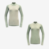 DEVOLD ž perilo majica 339 226 010 KVITEGGA MERINO 230 CROSS NECK raw white
