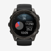 GARMIN športna ura FENIX® 8 010-02905-21 AMOLED sapphire carbon grey DLC with black pebble grey silicone band , 51 mm
