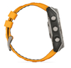 GARMIN športna ura FENIX® 8 010-02905-11 AMOLED sapphire, titanium with spark orange graphite silicone band, 51 mm