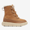 SOREL otr škornji NY5170-253 EXPLORER™ III YOUTH WATERPROOF BOOT tawny buff, bleached ceramic