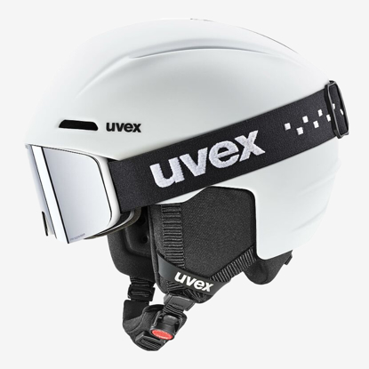 UVEX otr smučarska čelada set S56S31714 VITI SET white matt