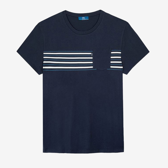 TBS m majica AMORITEE 24612 navy