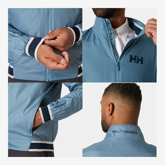 HELLY HANSEN m jakna 30299 601  SALT WINDBREAKER SAILING JACKET washed navy