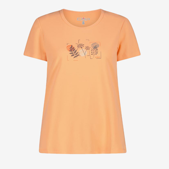 CMP ž majica 38T6656 C520 T-SHIRT PIQUET salmone