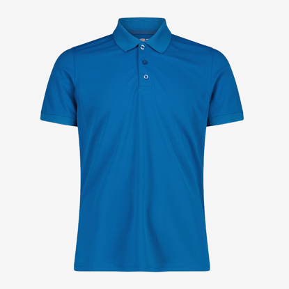 CMP m polo majica 3T60077 L988 ONE COLOUR TECHNICAL POLO SHIRT pacific