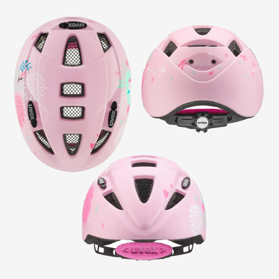 UVEX otr kolesarska čelada 41498212 KID 2 CC pink unicorn matt