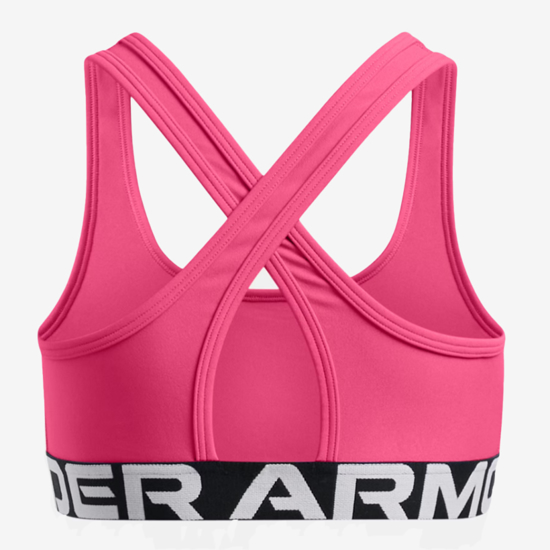 UNDER ARMOUR otr trening top 1390066 672 CROSSBACK GIRLS' SPORTS BRA super pink white