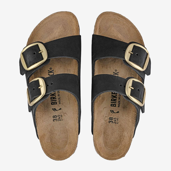 BIRKENSTOCK natikači 1023290 ARIZONA BIG BUCKLE -narrow- black