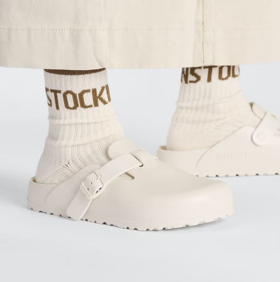 BIRKENSTOCK natikači 1027382 BOSTON EVA - narrow - eggshell