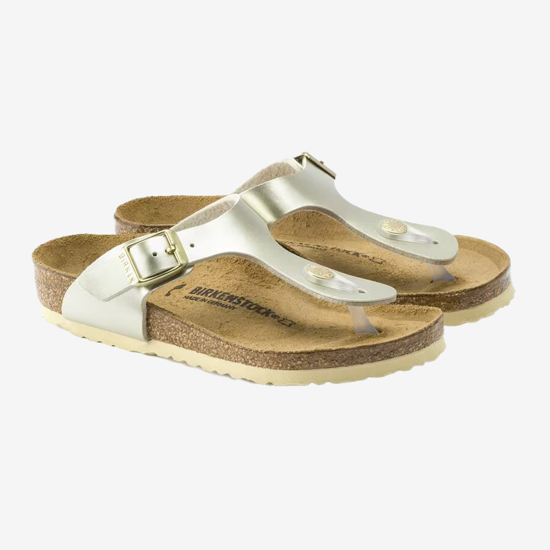 BIRKENSTOCK natikači 1015592 GIZEH KIDS -regular-electric metallic gold