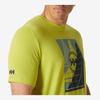 HELLY HANSEN m majica 34419 410 HP RACE GRAPHIC T-SHIRT cyber lime