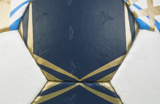 SELECT rokometna žoga ULTIMATE CHAMPIONS LEAGUE V25 white gold