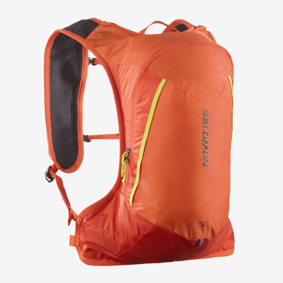 SALOMON nahrbtnik 21860 CROSS 12L dragon fire/cherry