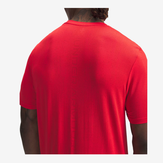 UNDER ARMOUR m majica 1388129-713 VANISH SEAMLESS SHORT SLEEVE racer red black