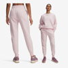 UNDER ARMOUR ž hlače 1379438-649 RIVAL FLEECE JOGGERS prime pink