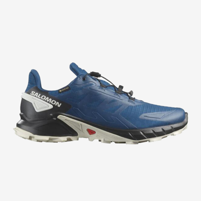 SALOMON m trail copati 479760 SUPERCROSS 4 GTX poseidon/black/lunar rock