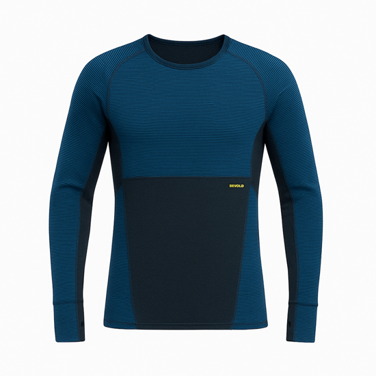 DEVOLD m perilo majica 257 220 422 TUVEGGA MERINO SHIRT flood 
