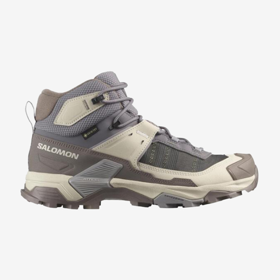 SALOMON ž pohodni čevlji 478549 X ULTRA 5 MID GTX excalibur/iron/gull