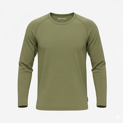 DEVOLD m perilo majica 245 221 404 LAUPAREN MERINO 190 lichen