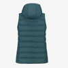 CMP ž brezrokavnik 35K3636 F520 LONG PADDED VEST WITH HOOD trek green