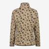 CMP ž jopica 35H4026 23ZU PRINTED KNIT TECH FLEECE JACKET nero cookie