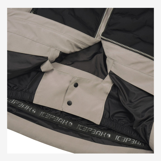 ICEPEAK m bunda 8 57820542I 245 FREMONT black grey
