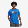 UNDER ARMOUR m majica 1329582-402 TEAM ISSUE WORDMARK blue atlantis