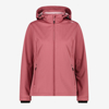CMP ž softshell 35A1516 B709 JACKET WITH DETACHABLE HOOD peony
