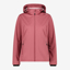 CMP ž softshell 35A1516 B709 JACKET WITH DETACHABLE HOOD peony