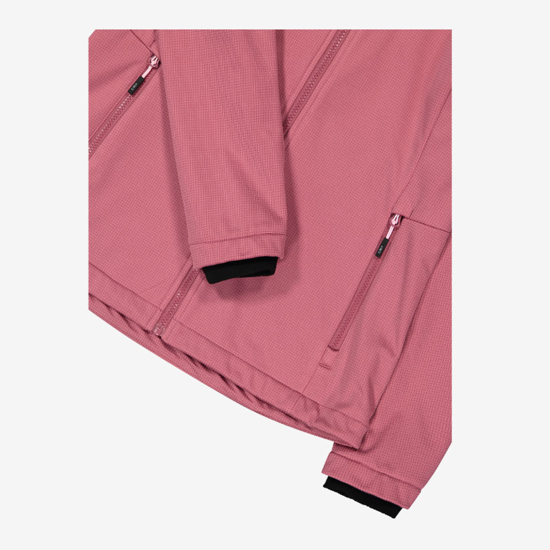 CMP ž softshell 35A1516 B709 JACKET WITH DETACHABLE HOOD peony