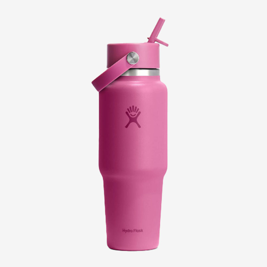 HYDRO FLASK WIDE MOUTH TRAVEL BOTTLE WITH FLEX STRAW CAP WT32CFS677 946ml reef