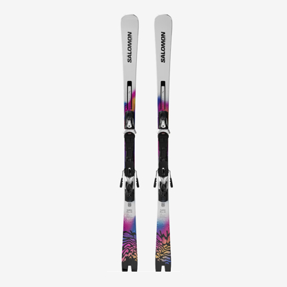 SALOMON odr smučarski set L478915 E ADDIKT PRO 66 + MI12 GW white race blue