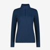 CMP ž puli 34L4306 16ZU SOFTECH TURTLENECK WHIT PRINT blue ink bianco